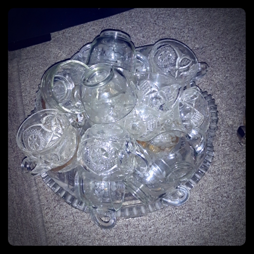 Cups and bowls.
